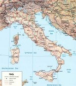Карта Италии