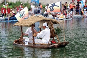 Лодочный фестиваль в Водной стране Хвачхонна