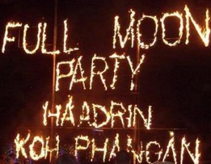 Вечеринка Full Moon Party на острове Панган