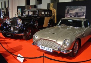 Автомобили агента 007 выставят в Англии
