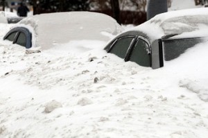 Из-за снега остановился транспорт в Румынии