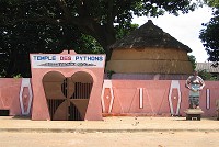   Ouidah Python temple