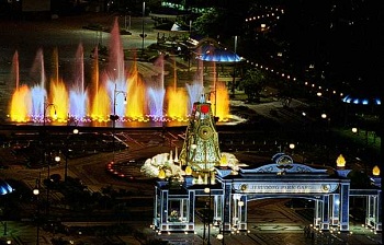 «Изюминкой» парка Джерудонг считаются эффектные поющие фонтаны
