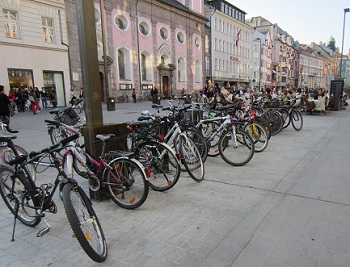 По Австрии очень приятно путешествовать на велосипеде