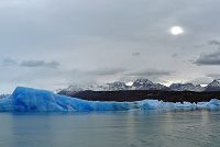   blue ice at uppsala glacier