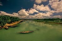 ,  Boat in river, Bangladesh