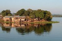   -   village on Kaptai lake in Rangamati
