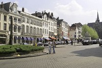    - « » The Place du Grand Sablon in Brussels