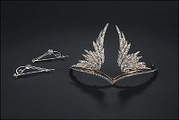     Chaumet diamond tiara and hair clips dating from circa 1899