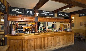 Bar at the George Inn