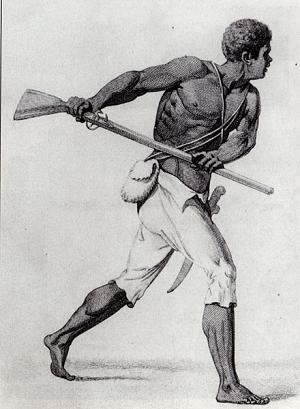     1796  Jamaican Maroon*
Captain Leonard Parkinson, 1796