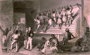  ,  1834  An Interior View of a Jamaica
House of Correction, 1834.
