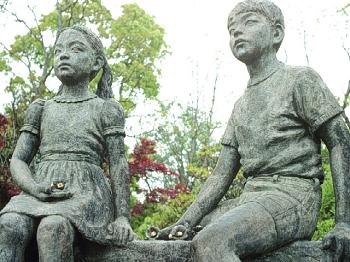    Statue at the Peace Park, Nagasaki-City
