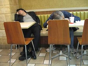          sleeping
at mcdonalds