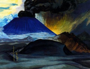   "Vista del Popocatépetl"